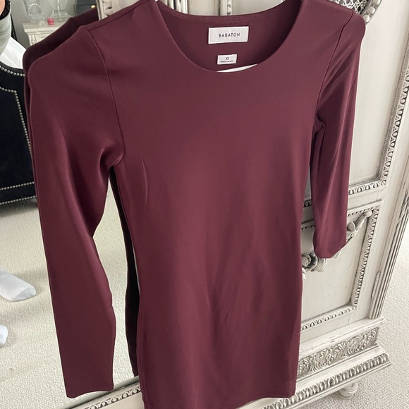 Babaton Contour Maroon Dress - Picture 2 of 3